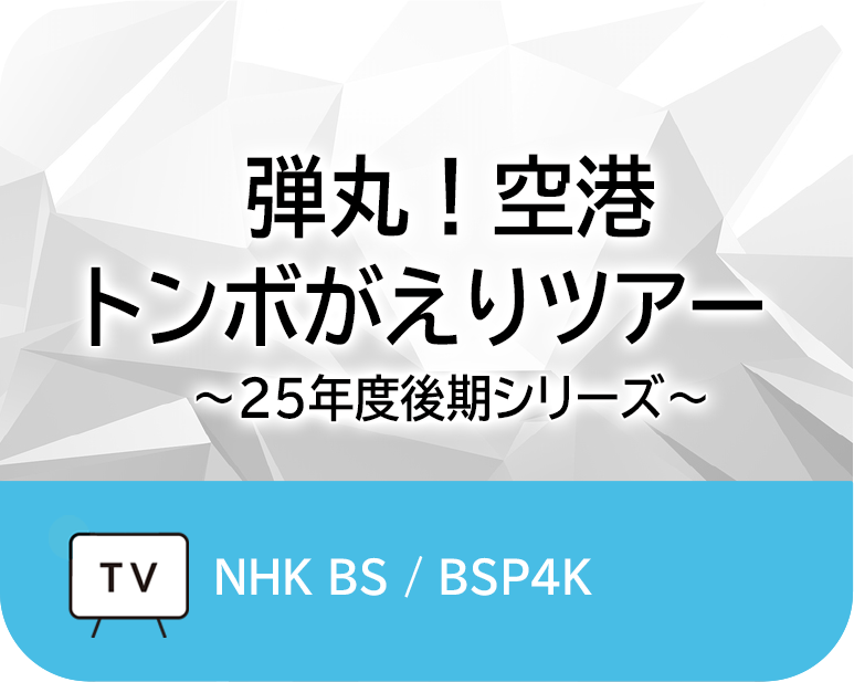 弾丸！空港トンボがえりツアー　～25年度後期シリーズ～